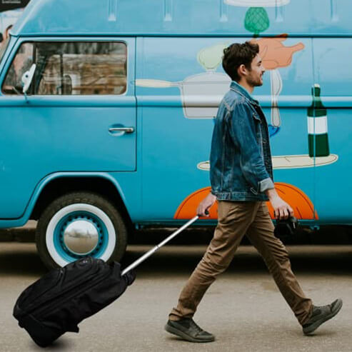 MATEIN – Mochila con ruedas para viajes 4 ruedas para laptop para mujeres y  hombres resistente al agua mochilas de ruedas grandes para portátiles de –  Yaxa Store