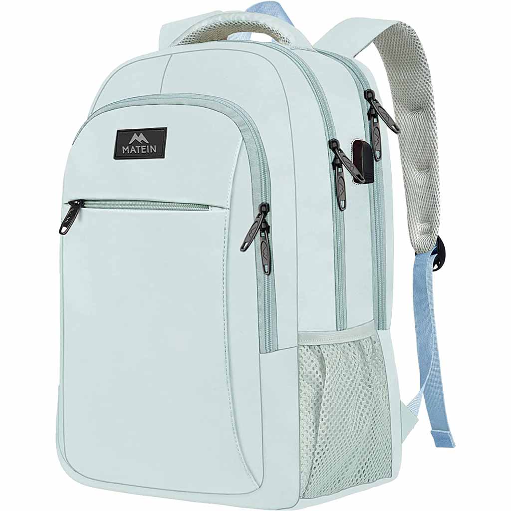 Baby blue bookbag best sale