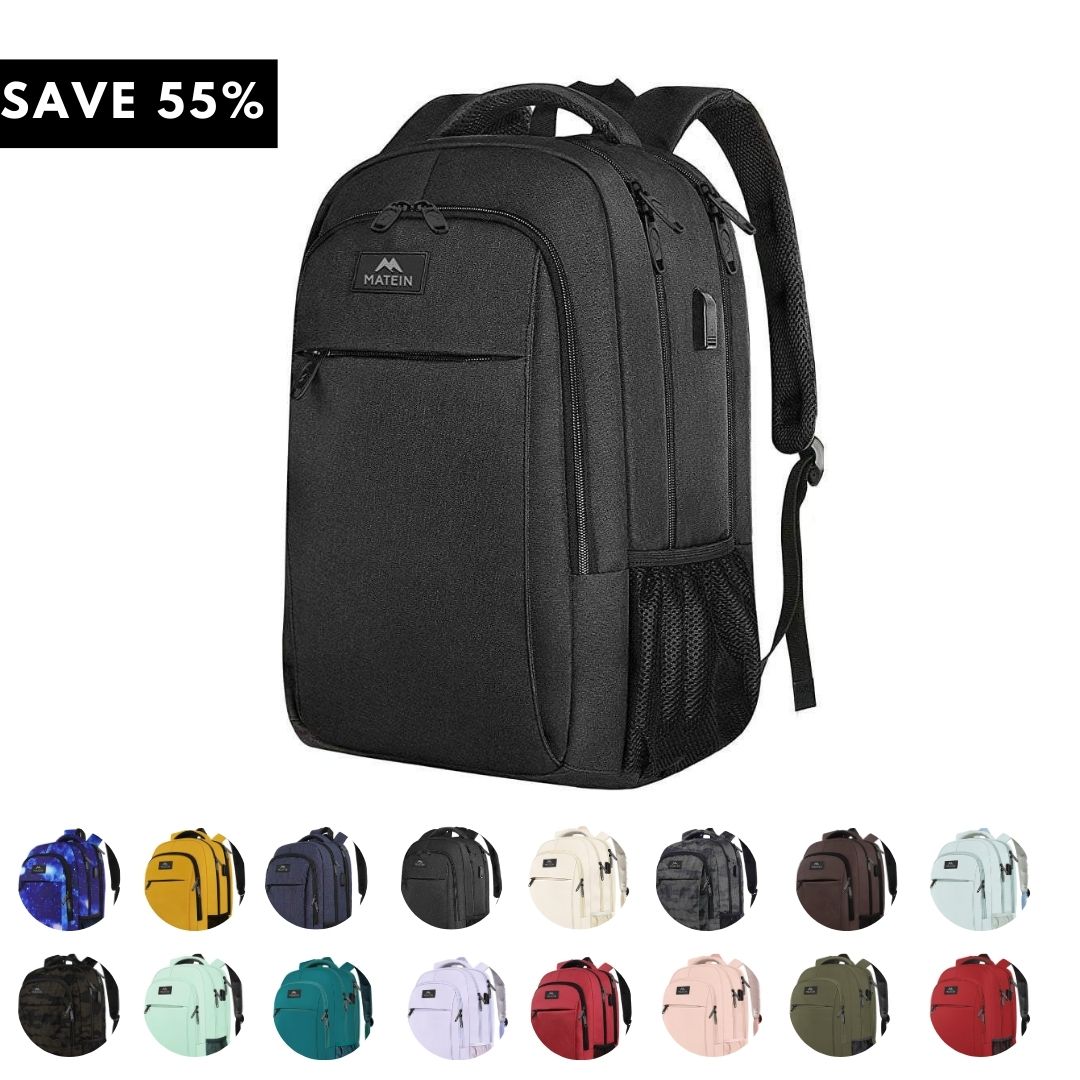 Laptop bag with built in charger best sale