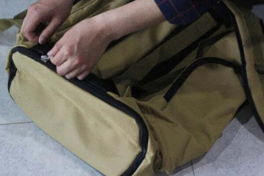 How to get a backpack zipper unstuck?