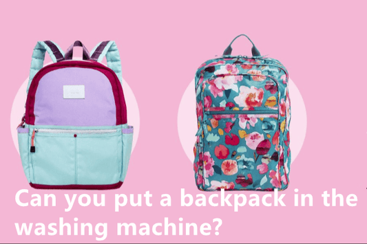 Can you put a backpack in the washing machine?
