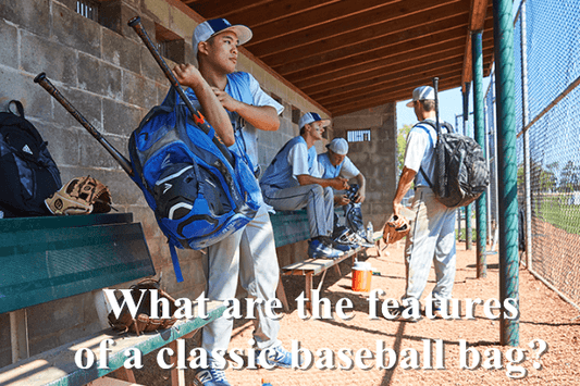 What are the features of a classic baseball bag?