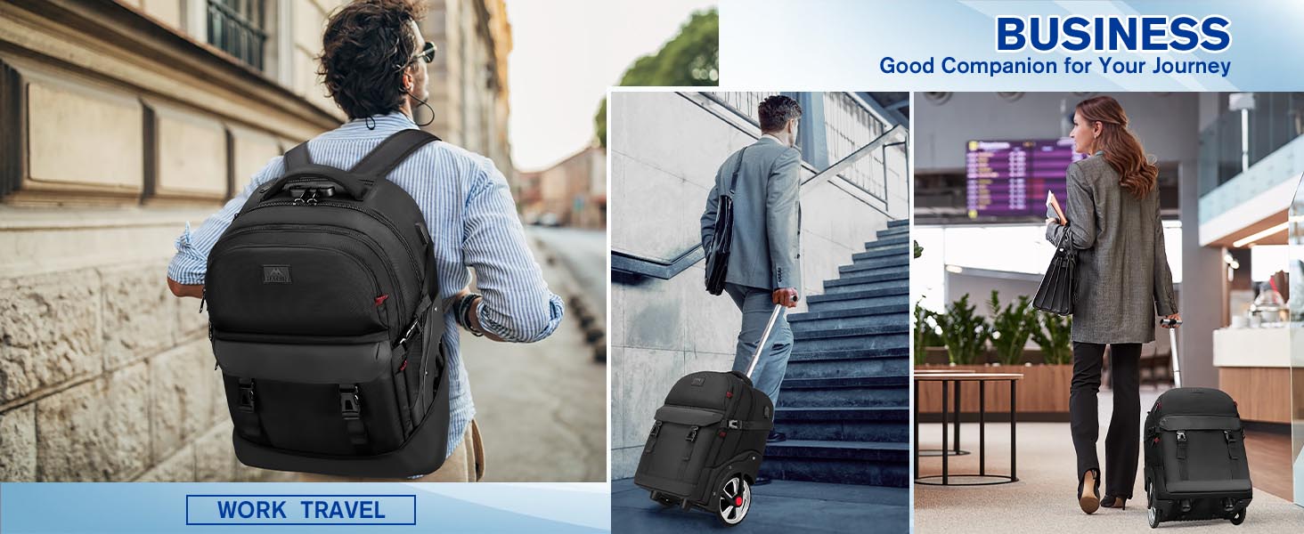 MATEIN rolling backpack