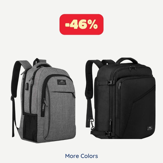 15.6" Mlassic Travel Laptop Backpack+ 34L Carry-on Backpack