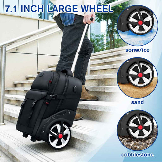 Wheeled Laptop Backpack Backpack with Wheels for girl School Backpack with Wheels Wheeled Backpacks