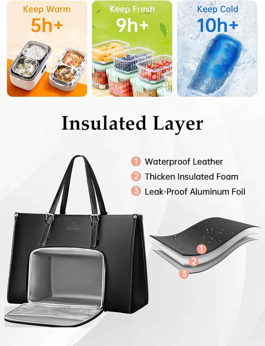 MATEIN-Latop-Tote-Bag-with-Insulated-Lunch-Compartment