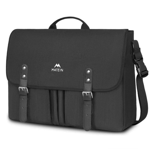 Matein-Mens-Black-Messenger-Bag