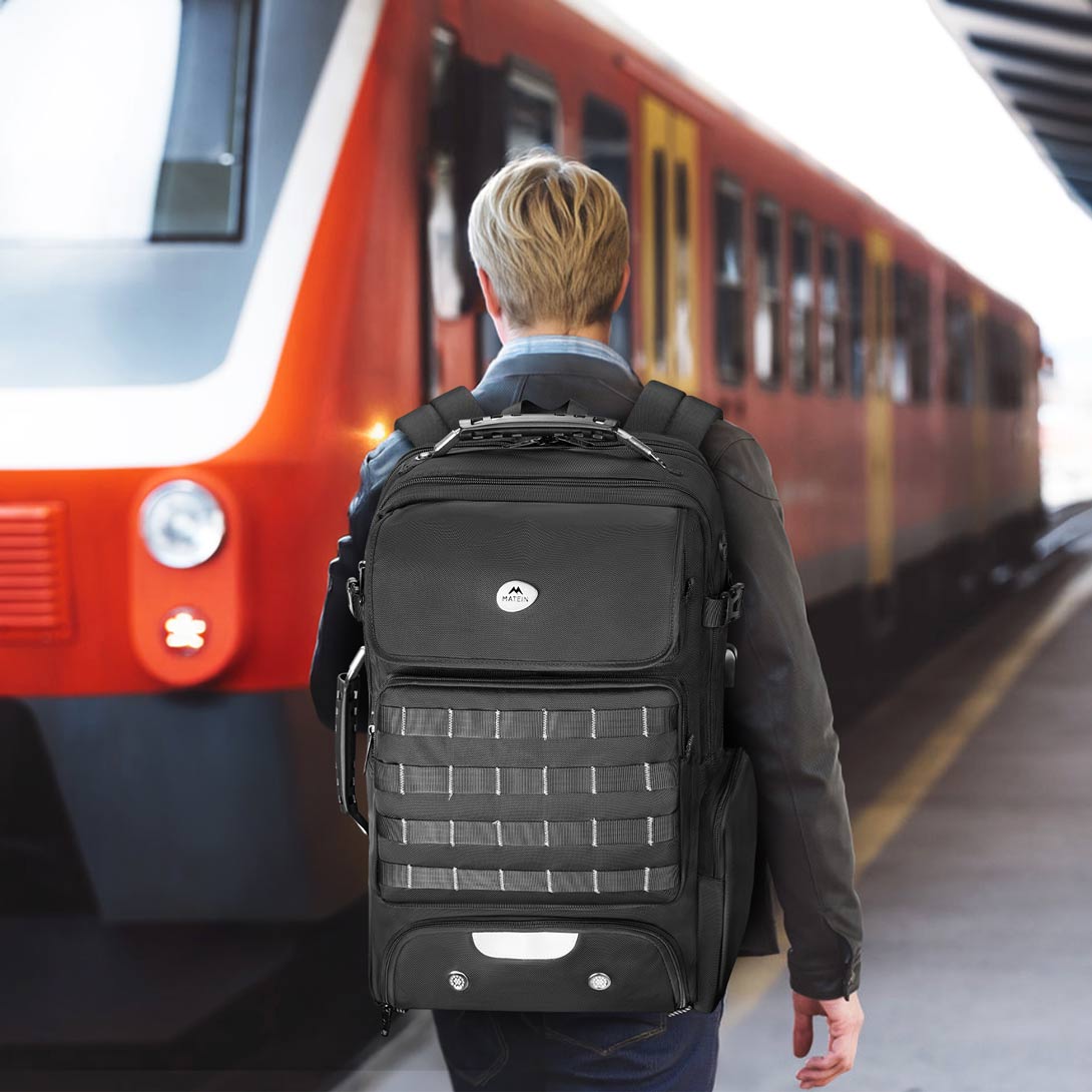 MATEIN Pro Travel Backpack with 3 Packing Cubes