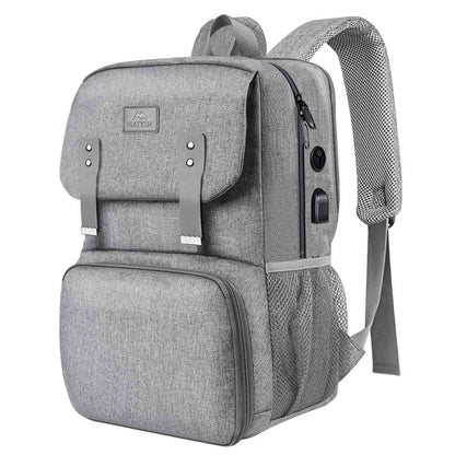 Women Oxford Backpack Girls School Bag w USB Charging Port University Book  Bag