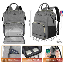 Matein Lunch Box Laptop Backpack