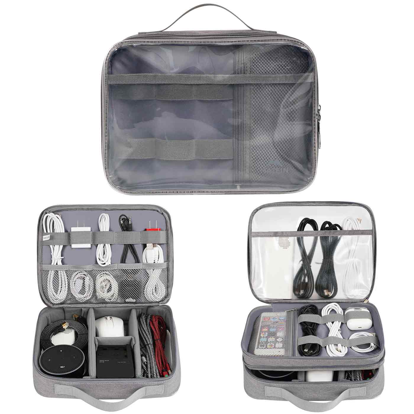 Home Office Waterproof Electronics Organizer Storage Bag – All About Tidy