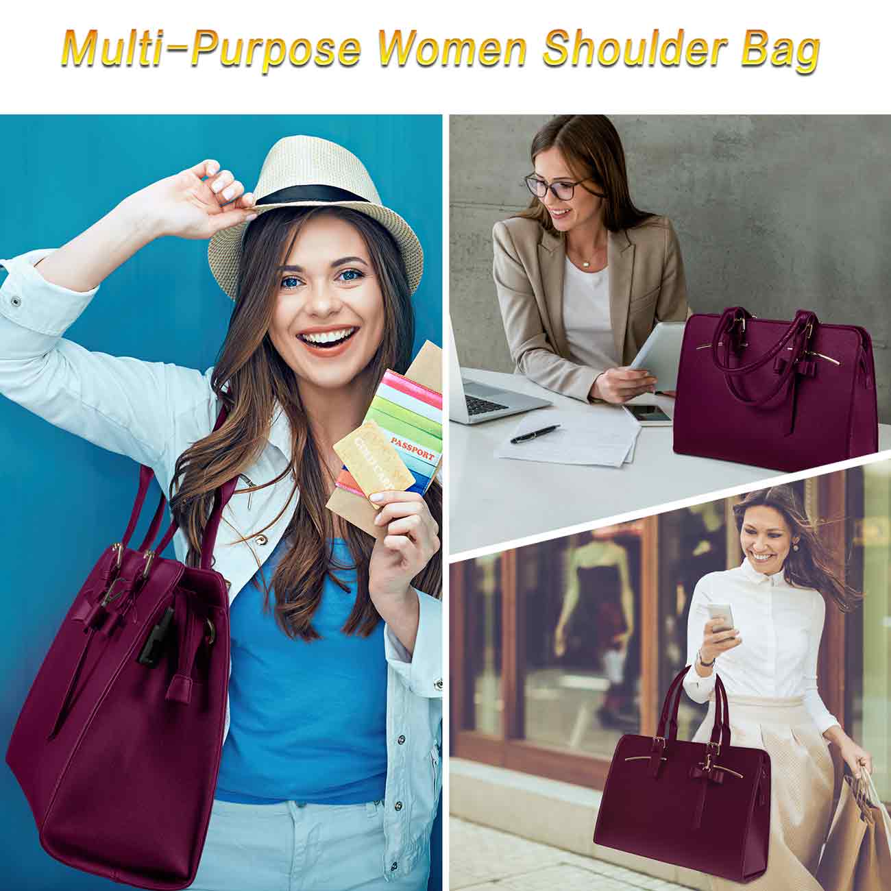 Buy Womanix Laptop Tote Bag Canvas Laptop Bag 15.6 inch Work Shoulder Bags  Casual Briefcase Handbag for Travel, Office, College (0041)bl tn Online at  Best Prices in India - JioMart.