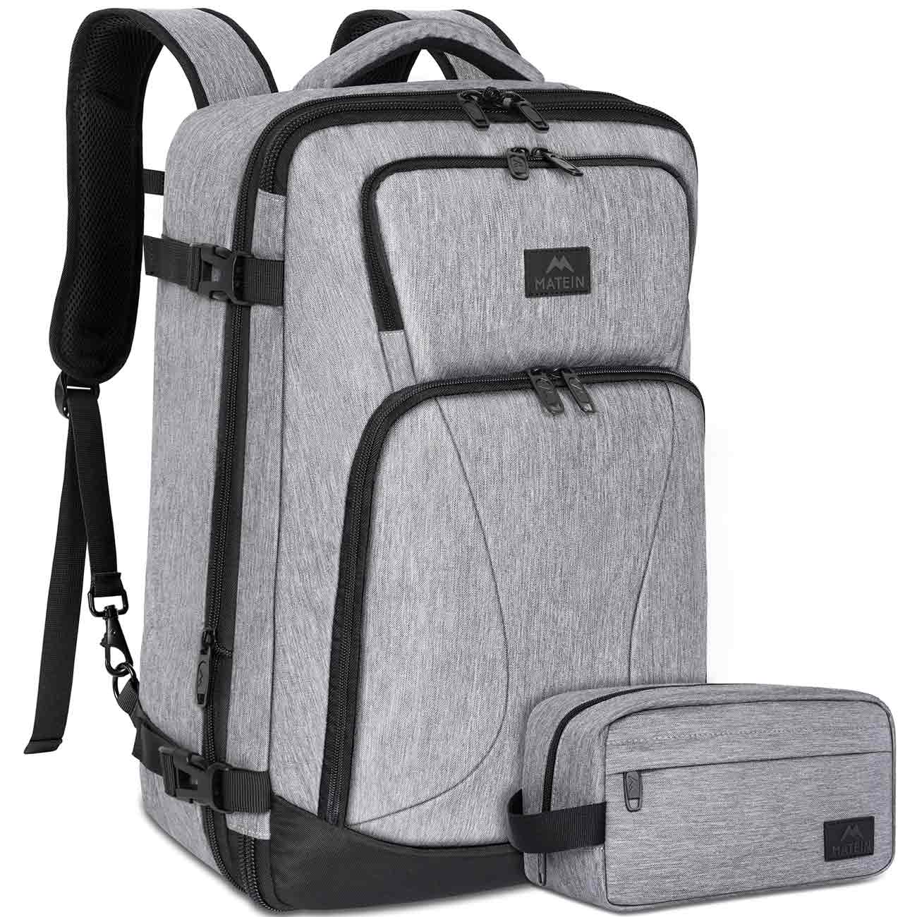 Matein Travel Backpack with Toiletry Bag