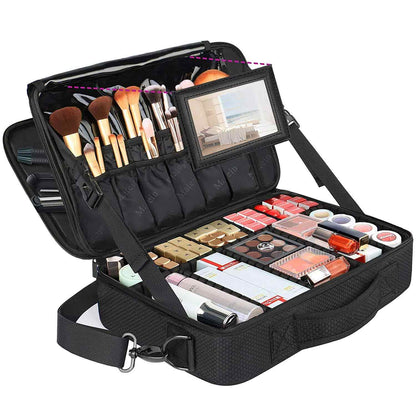  VATENANI Travel Makeup Bag, Large Makeup Organizer Bag