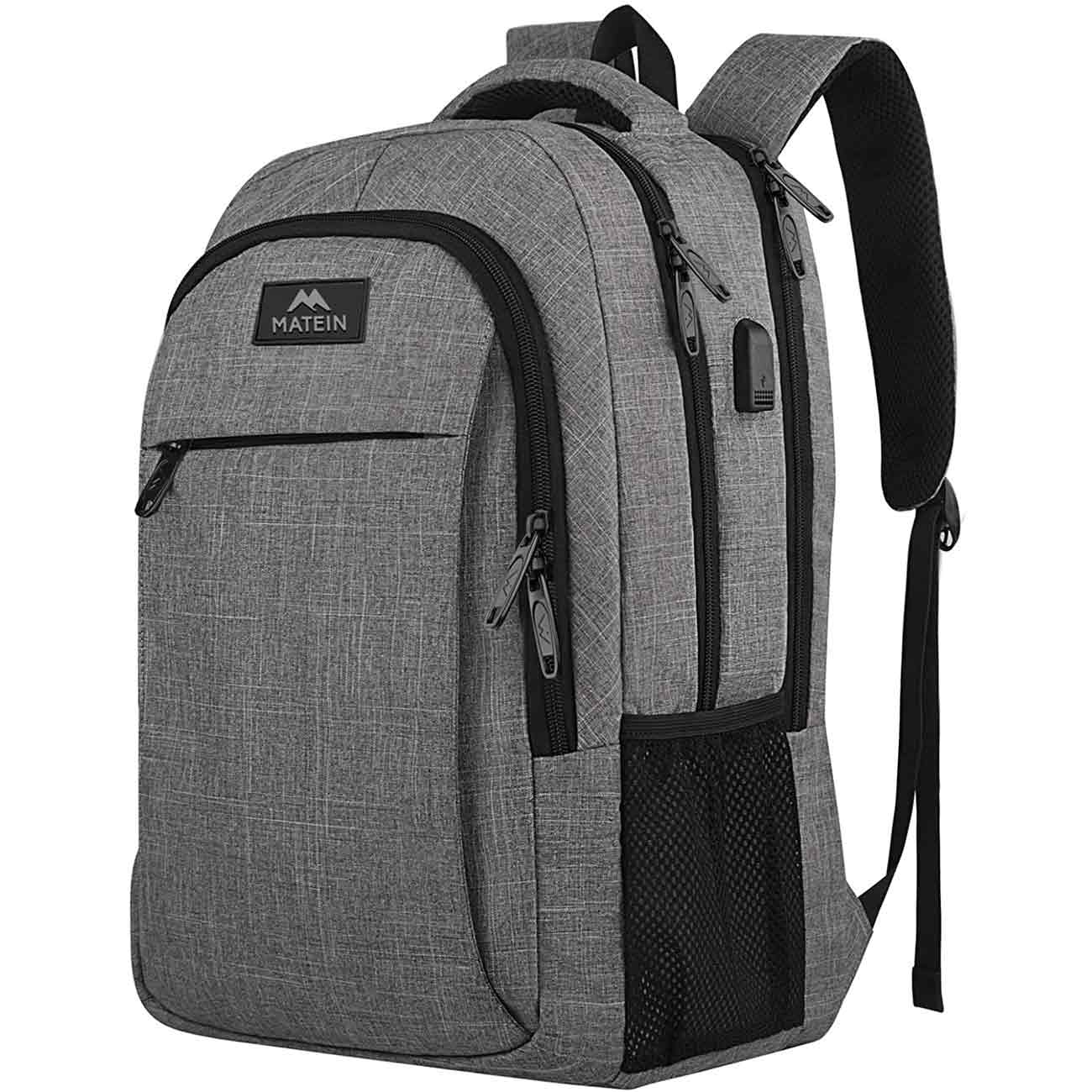 Methode Echt zegen Matein Mlassic Travel Laptop Backpack with USB Charging Port