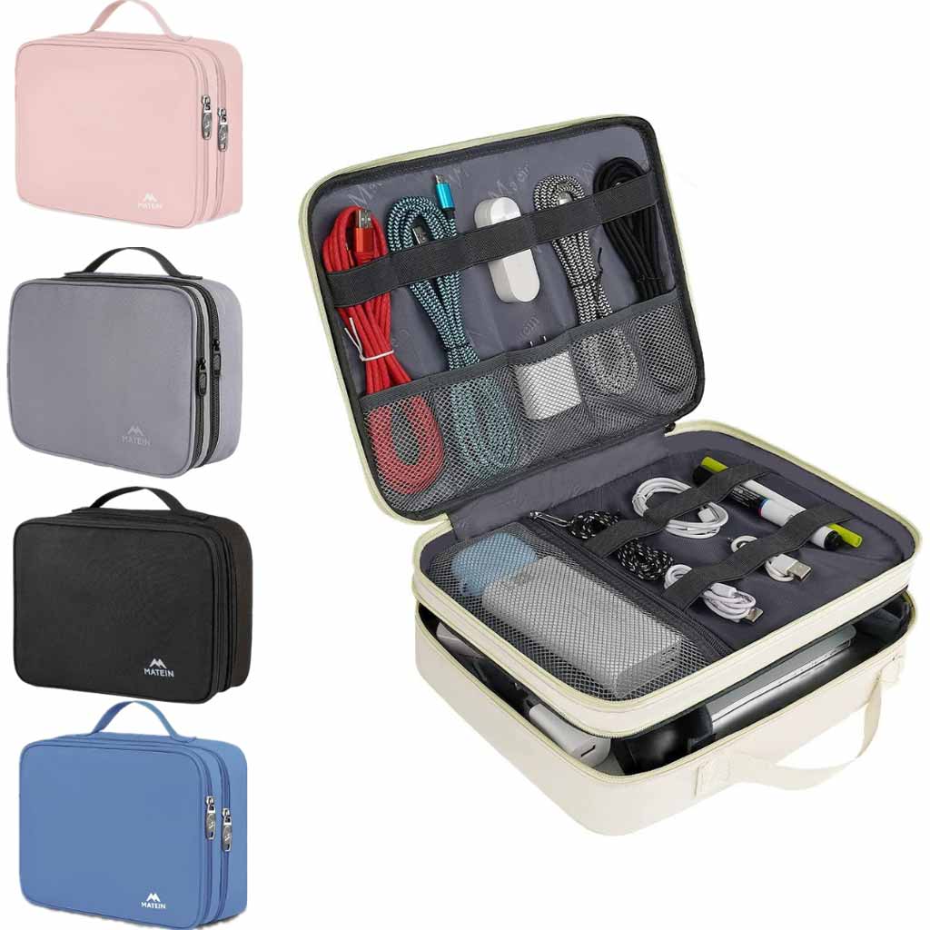 Matein Travel Cable Organizer for Women
