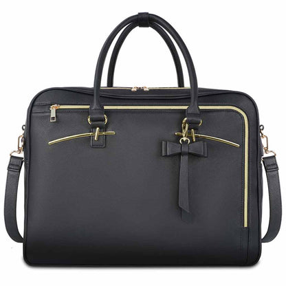 Laptop Bag for Women 15.6 Inch Waterproof Lightweight Leather Laptop Tote  Bag Womens Professional Business Office Work Bag Briefcase Large Computer  Bag Shoulder Handbag Black : Amazon.in: Computers & Accessories