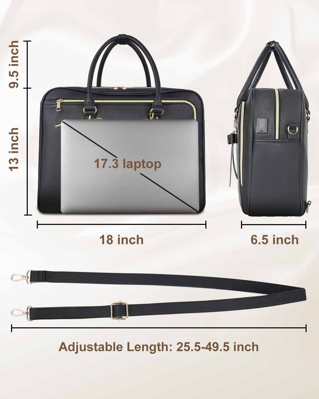 designer laptop briefcase