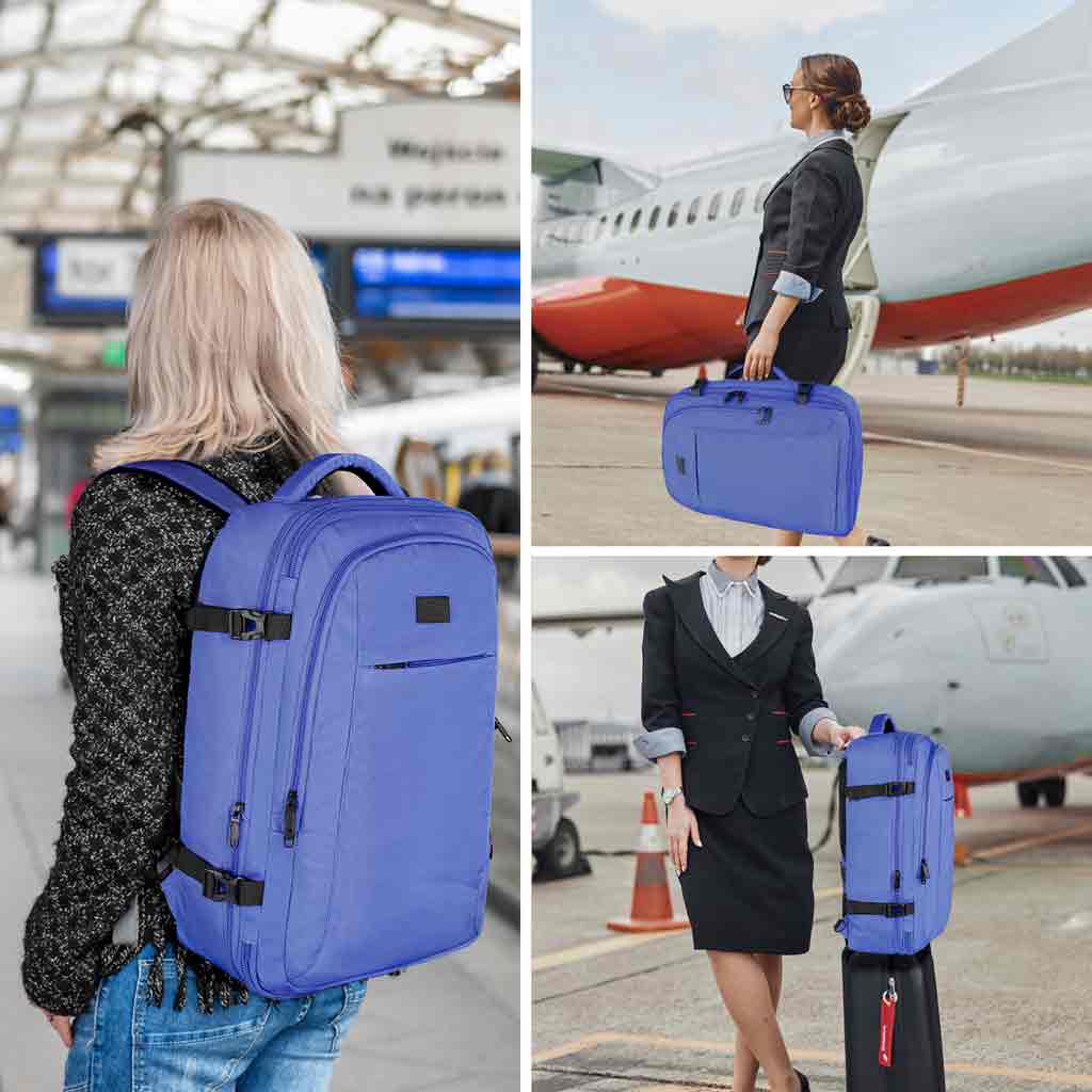 Bolsas de viaje para mujer, bolso de mano de fin de semana para mujeres..,  Azul
