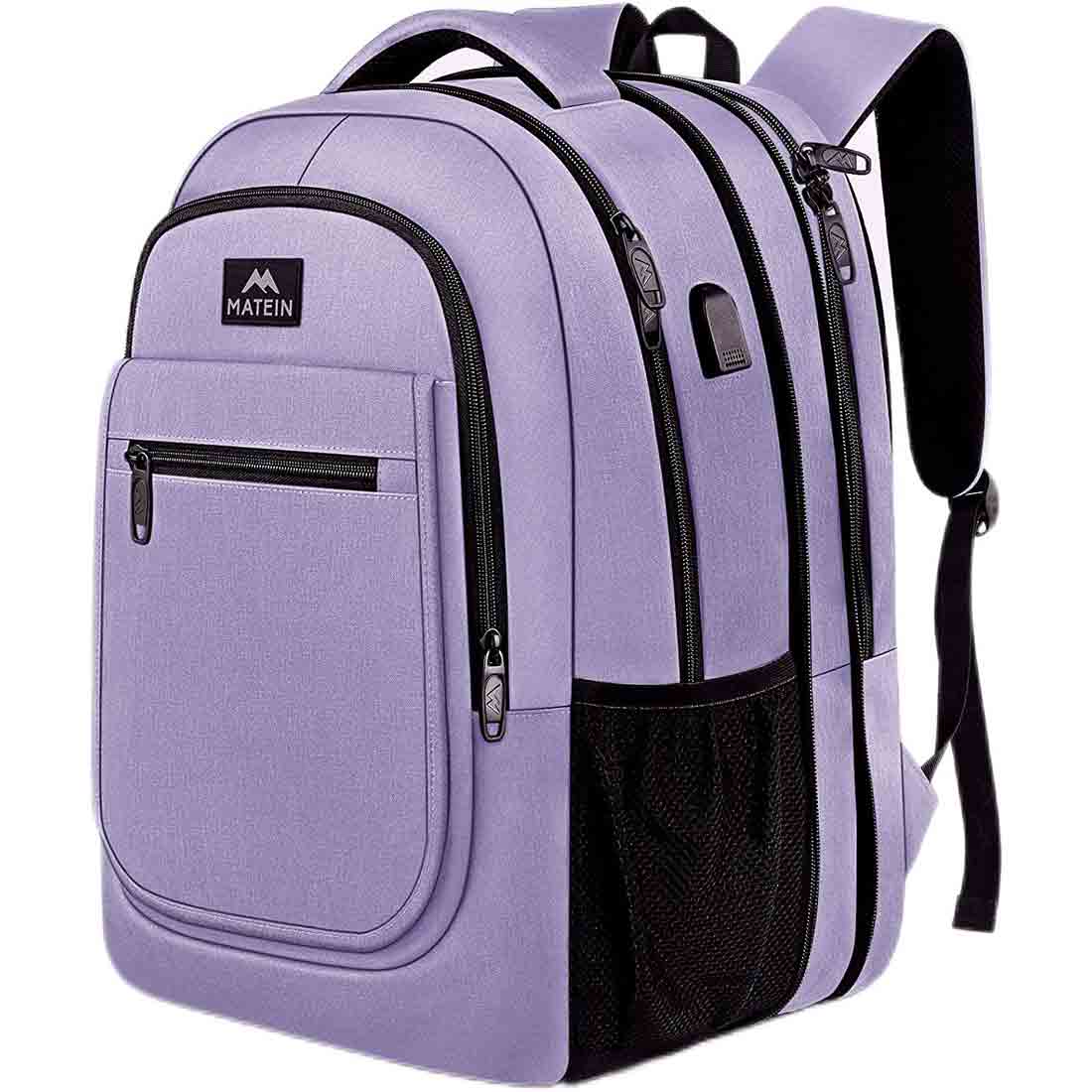 College Backpack Bookbag Travel Expandable Laptop Matein
