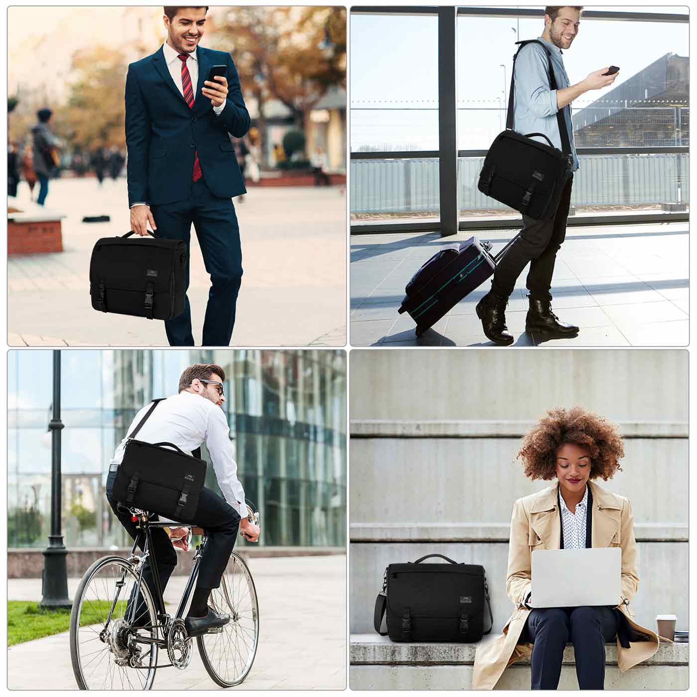 Urban Hybrid 4-in-1 Messenger Bag & Backpack | Brookstone