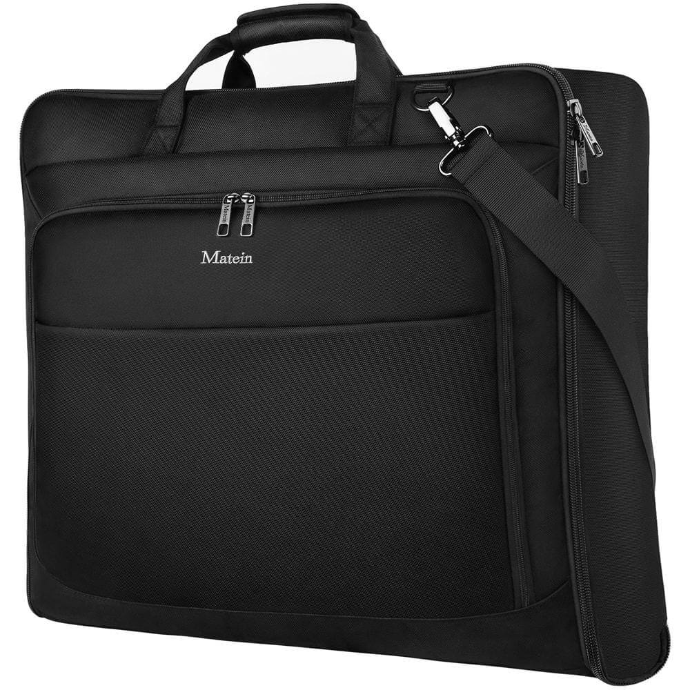 2 in 1 Duffel Garment Bag Hanging Suit Travel Bag w/ Shoe Compartment &  Strap